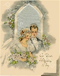 Vintage Wedding couple