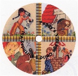 Vintage Birthday CD label