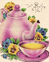 Vintage Birthday Teapot Images