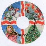 Vintage Christmas Greeting Cards Volume 9 CD label