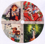 Vintage Christmas Greeting Cards Volume 14 CD label