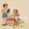 Vintage Boy and Girl